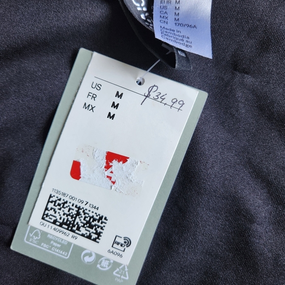 NWT H&M black floral dress - Picture 4 of 11